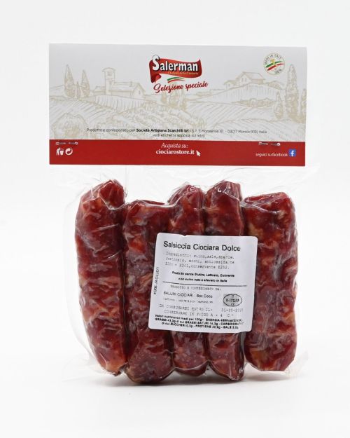 SALSICCIA CIOCIARA DOLCE GR 300 ca.