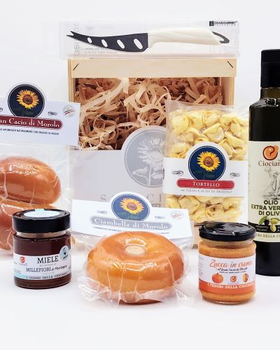 Cacio, Linguine di farro, pesto – Cestello Ciociaro M2