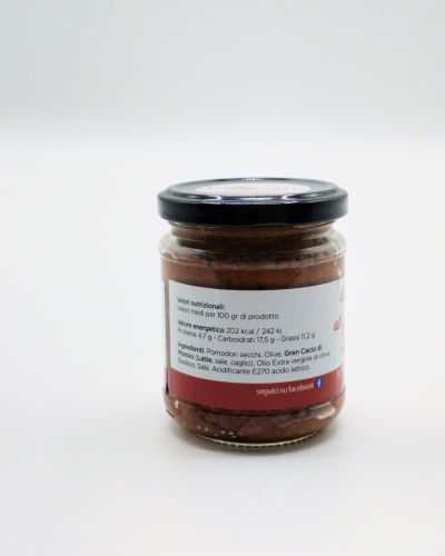 Pesto di Pomodori secchi al Gran Cacio di Morolo Gr. 180