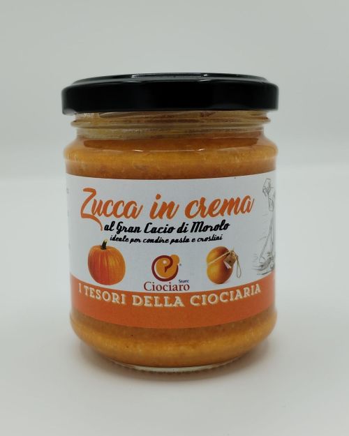 Zucca in crema al Gran cacio di Morolo Gr. 180