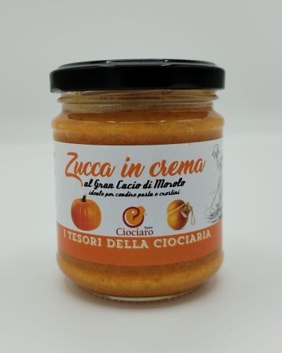 Zucca in crema al Gran cacio di Morolo Gr. 180