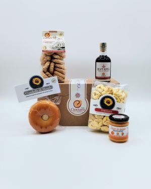 Ciambella, Crema di zucca al gran Cacio, Tortello, pesto-Green Box Ciociaro GM1.3